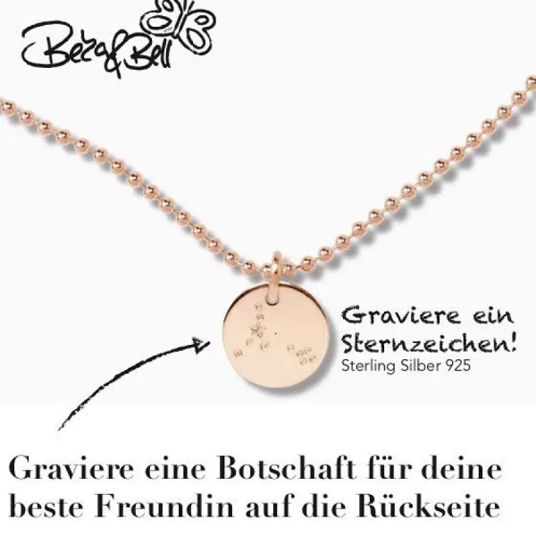 Armbänder & Armreife* Beka & Bell 5001R Armband Soli Sternzeichen Ø 10 mm Silber Roségold