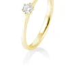 Solitärringe Gelbgold | Ringe*Breuning 41/82144-0 Ring Brillant 0,10 ct W-si 14 kt Gelbgold