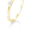 Solitärringe Gelbgold | Ringe*Breuning 41/85771-6 Ring Brillant 0,05 ct W-si 14 kt Gelbgold