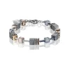 Armbänder & Armreife*Coeur de Lion 4015/30-0730 Armband GeoCUBE® Swarovski® Kristalle Eisblau