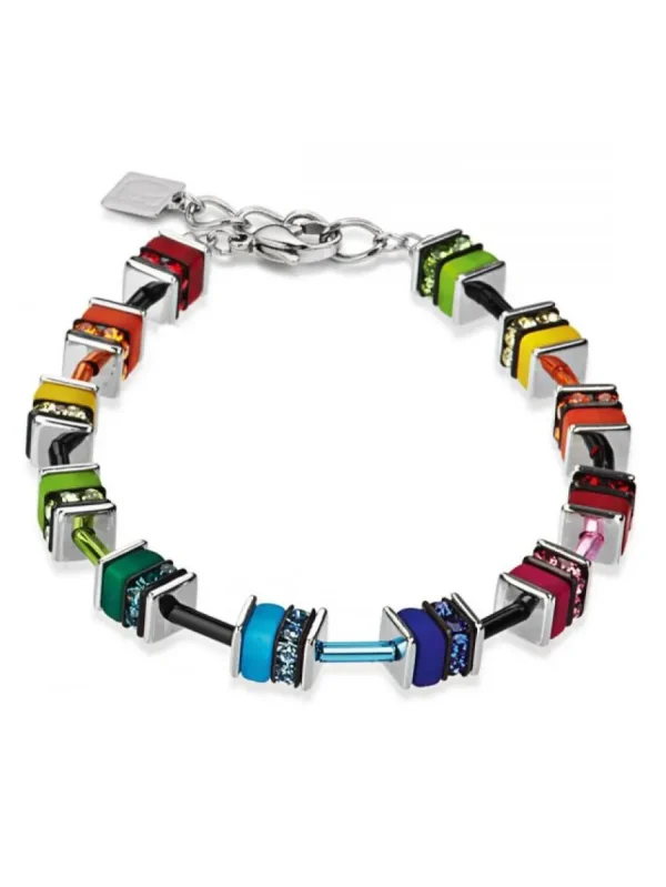 Armbänder & Armreife* Coeur De Lion 4409/30-1500 Armband GeoCUBE® Multicolor