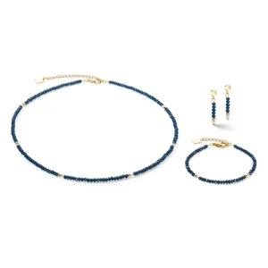 Ohrschmuck*Coeur de Lion 2033/21-0721 Ohrringe Damen Little Twinkle Dunkelblau Gold-Ton