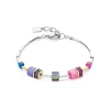 Armbänder & Armreife*Coeur de Lion Armband GeoCUBE® Iconic Rainbow Silber 2800/30-1500