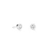 Ohrschmuck*Coeur de Lion Ohrstecker Damen Sparkling Dot Weiss Silber 0277/21-1817