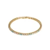 Armbänder & Armreife*Coeur de Lion Tennisarmband Multicolor Pastell Gold-Ton 0600/30-1590