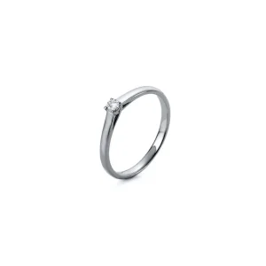 Ringe | Ringe*Diamond Group 1A439W452 Ring Brillant 0,10 ct TW-si 14 kt Weissgold Gr. 52