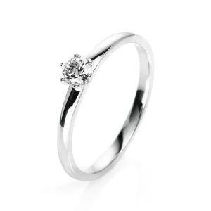 Ringe | Ringe*Diamond Group 1O323W454 Ring Brillant 0,20 ct TW-si 14 kt Weissgold Gr. 54