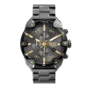 Herren Uhren Chronograph*Diesel Herrenuhr Spiked Certilogo Chronograph Edelstahl-Armband DZ4669