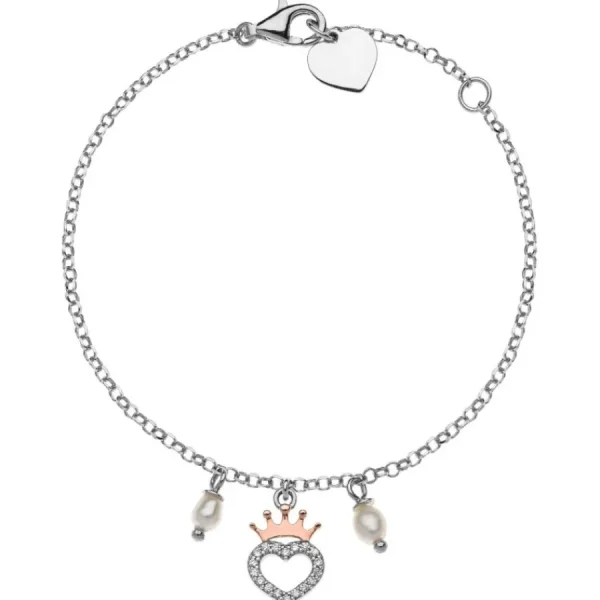 Kinderschmuck | Armbänder & Armreife*Disney BS00010TZWL-55.CS Armband Mädchen Damen Minnie Maus Silber 17 cm