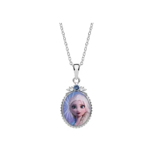 Kinderschmuck | Halsketten*Disney CS00021SRJL-P.CS Halskette mit Anhänger Damen Frozen Elsa Silber 40 cm