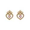 Ohrschmuck | Kinderschmuck*Disney EG0009GJL.CS Ohrringe Damen Mädchen Princess Herz Krone 375/- Gelbgold