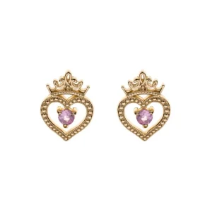 Ohrschmuck | Kinderschmuck*Disney EG0009GJL.CS Ohrringe Damen Mädchen Princess Herz Krone 375/- Gelbgold