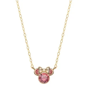 Kinderschmuck | Halsketten*Disney NG000010CTL-157.CS Halskette Anhänger Damen Minnie Pink 375/- Gelbgold