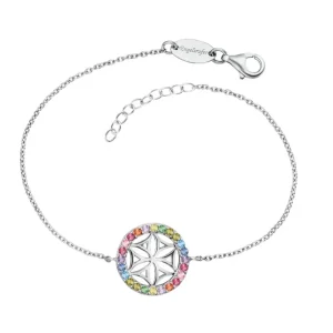 Armbänder & Armreife*Engelsrufer Armband Damen Lebensblume Zirkonia Silber ERB-LILLIFL-ZIM