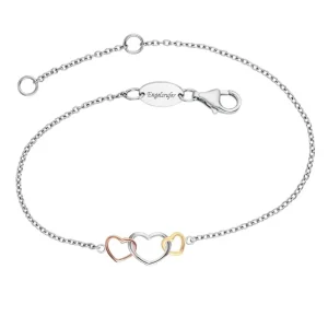 Armbänder & Armreife*Engelsrufer Armband Damen 3 Herzen Silber Gold Rosé ERB-WITHLOVE-03