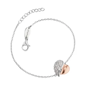 Armbänder & Armreife*Engelsrufer Armband Damen Herzflügel Silber ERB-LILHEARTWING-BIR