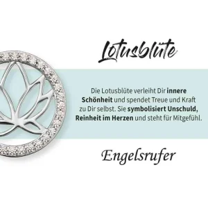 Halsketten*Engelsrufer ERN-LOTUS-ZI Kette mit Anhänger Damen Lotus Zirkonia Silber