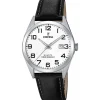 Herren Designer Uhren*Festina Herren-Uhr Klassik Analog Quarz Leder-Armband F20446/1