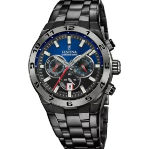 Herren Uhren Chronograph*Festina Herren-Uhr Special Edition Quarz Edelstahl-Armband F20673/1