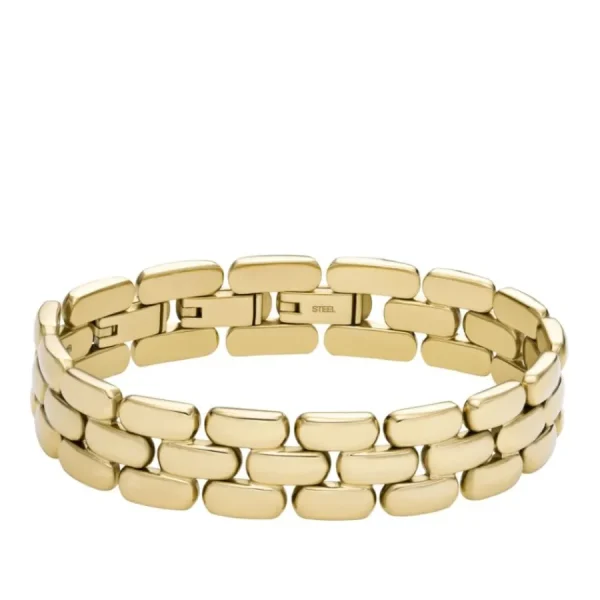 Armbänder & Armreife*Fossil Armband Damen Arden Watch Links Edelstahl Gold-Ton JF04784710