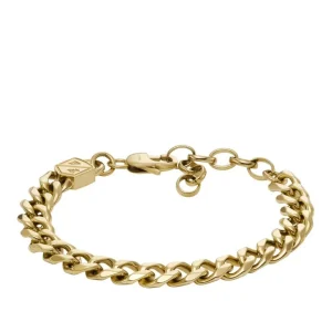 Armbänder | Armbänder & Armreife*Fossil Armband Unisex Ellis Core Chains Edelstahl Gold-Ton JF04616710