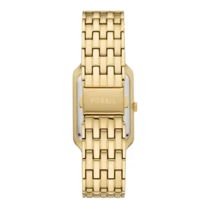 Damen Designer Uhren*Fossil Damen-Uhr Raquel Analog Quarz Edelstahl-Armband Gold-Ton ES5304