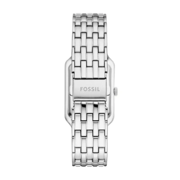 Damen Designer Uhren*Fossil Damen-Uhr Raquel Analog Quarz Edelstahl-Band Silber-Ton ES5306