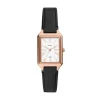 Damen Designer Uhren*Fossil ES5310 Damen-Uhr Raquel Analog Quarz mit Leder-Armband Roségold