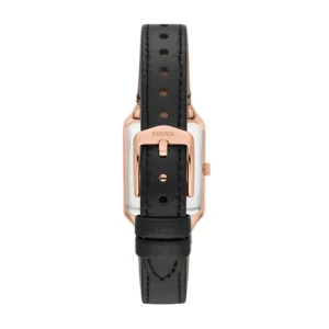 Damen Designer Uhren*Fossil ES5310 Damen-Uhr Raquel Analog Quarz mit Leder-Armband Roségold