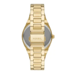 Damen Designer Uhren*Fossil ES5262 Damen-Uhr Scarlette Analog Quarz mit Edelstahl-Armband Ø 38 mm Gold