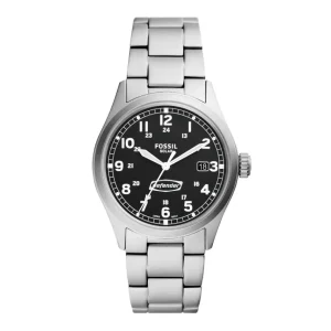 Herren Designer Uhren*Fossil FS5973 Herren-Uhr Defender Analog Solarwerk Edelstahl-Band Ø 40 mm