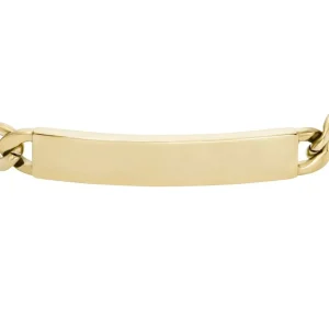 Armbänder*Fossil Gliederarmband Herren Drew Edelstahl Gold-Ton JF04465710