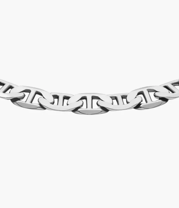 Armbänder*Fossil Gliederarmband Herren Heritage Anchor Chains Edelstahl JA7239040