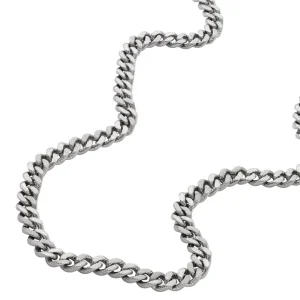 Halsketten | Halsketten*Fossil Halskette Unisex Linear Texture Chain Edelstahl JF04696040