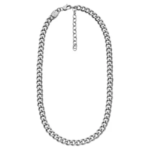 Halsketten | Halsketten*Fossil JF04614040 Halskette Unisex Bold Chains Edelstahl Silber 48 cm