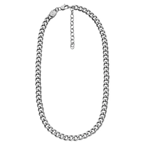 Halsketten | Halsketten*Fossil JF04614040 Halskette Unisex Bold Chains Edelstahl Silber 48 cm