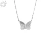 Halsketten*Fossil JFS00619040 Halskette mit Anhänger Damen Butterflies Sterlingsilber