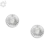 Ohrschmuck | Kinderschmuck*Fossil JFS00617040 Ohrstecker Damen Texture Circle Zirkonia Sterling-Silber