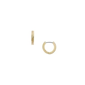 Ohrschmuck*Fossil Ohrringe Harlow Linear Texture Edelstahl Gold-Ton JF04771710