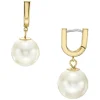 Ohrschmuck*Fossil Ohrringe Heritage Pearl D-Link Edelstahl Gold-Ton JF04730710