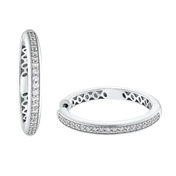 Ohrschmuck*JOOP! 2030954 Ohrringe Creolen Damen Eleganz Zirkonia Sterlingsilber