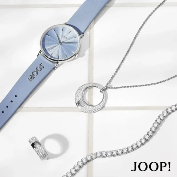 Ohrschmuck*JOOP! 2036197 Ohrringe Creolen Damen Kornblumen Zirkonia Sterlingsilber