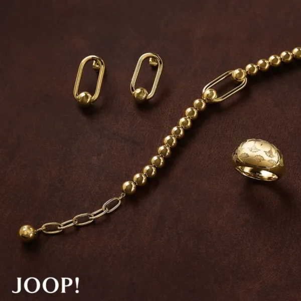 Ohrschmuck*JOOP! 2030947 Ohrringe Ohrstecker Damen Zirkonia Cornflower Silber Vergoldet