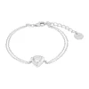 Armbänder & Armreife*JOOP! Armband Damen Herz Zirkonia Zweireihig Sterlingsilber 2039690