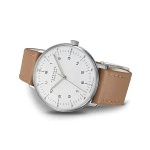 Herren Uhren Automatik | Damen Uhren Automatik*Junghans 27/3701.02 Herren-Uhr Max Bill Analog Handaufzug mit Leder-Armband