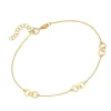 Armbänder & Armreife* Karat 92028840200 Armband Damen Ankerkette Glanz 375/- Gelbgold 18 cm