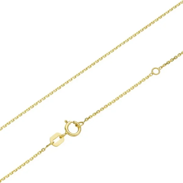 Halsketten*Giorgio Martello Karat 95002040 Halskette Collier Damen 0,9 mm Ankerkette 375/- Gelbgold