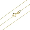 Halsketten* Karat 1.0440 Halskette Collier Damen 1,2 mm Ankerkette Geschliffen 333er Gelbgold