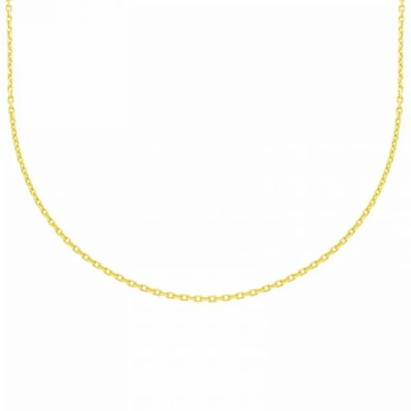 Halsketten* Karat 1.0440 Halskette Collier Damen 1,2 mm Ankerkette Geschliffen 333er Gelbgold