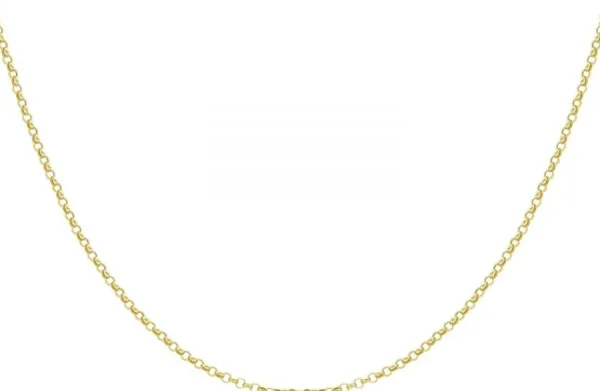 Halsketten* Karat 1.0140 Halskette Collier Damen 1,5 mm Rundankerkette 333er Gelbgold